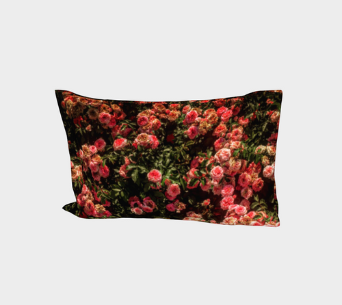 Rose Garden  Bed Pillow Sleeve