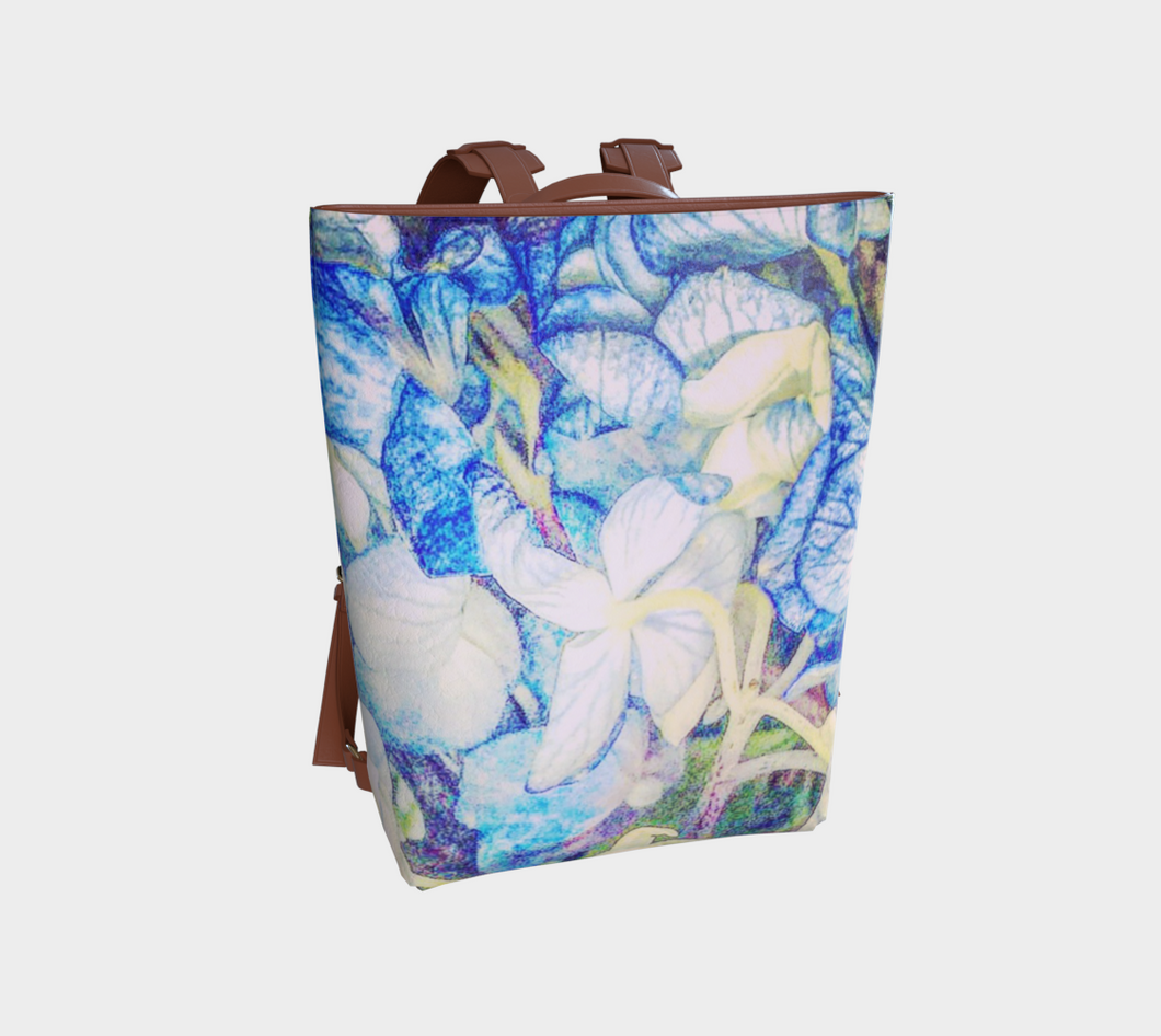 Flower Mosaic Vegan Leather Backpack