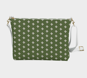 Fleurs Blanches Crossbody Bag