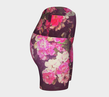 Night Roses Yoga Shorts