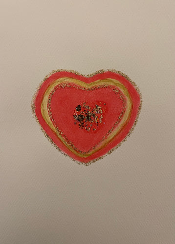 Red Heart Card