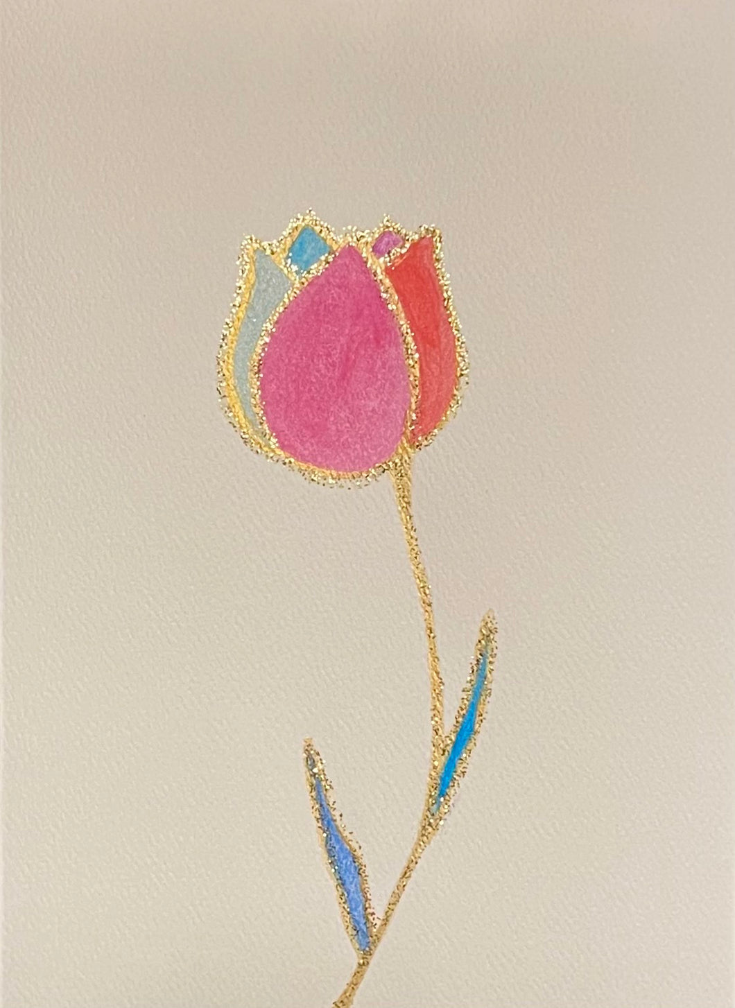 Tulip Watercolor Card