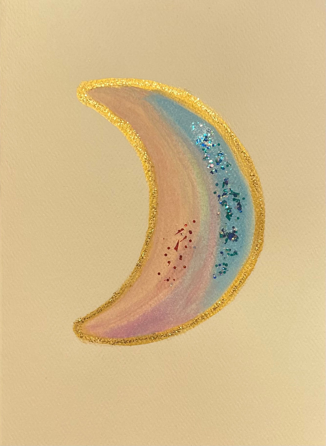 Lune Watercolor Card