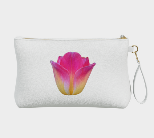 Tulip Vegan Leather Makeup Bag