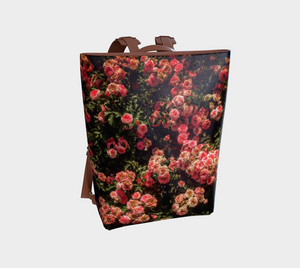 Rose Garden Vegan Leather Backpack