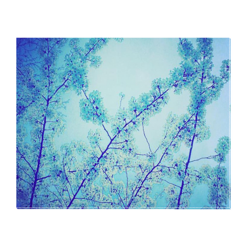 Blue Spring Canvas with easel
