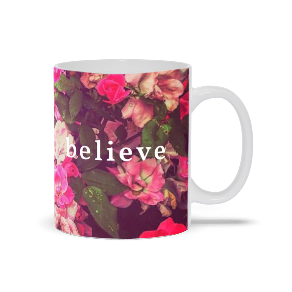 Night Roses + Believe Mug