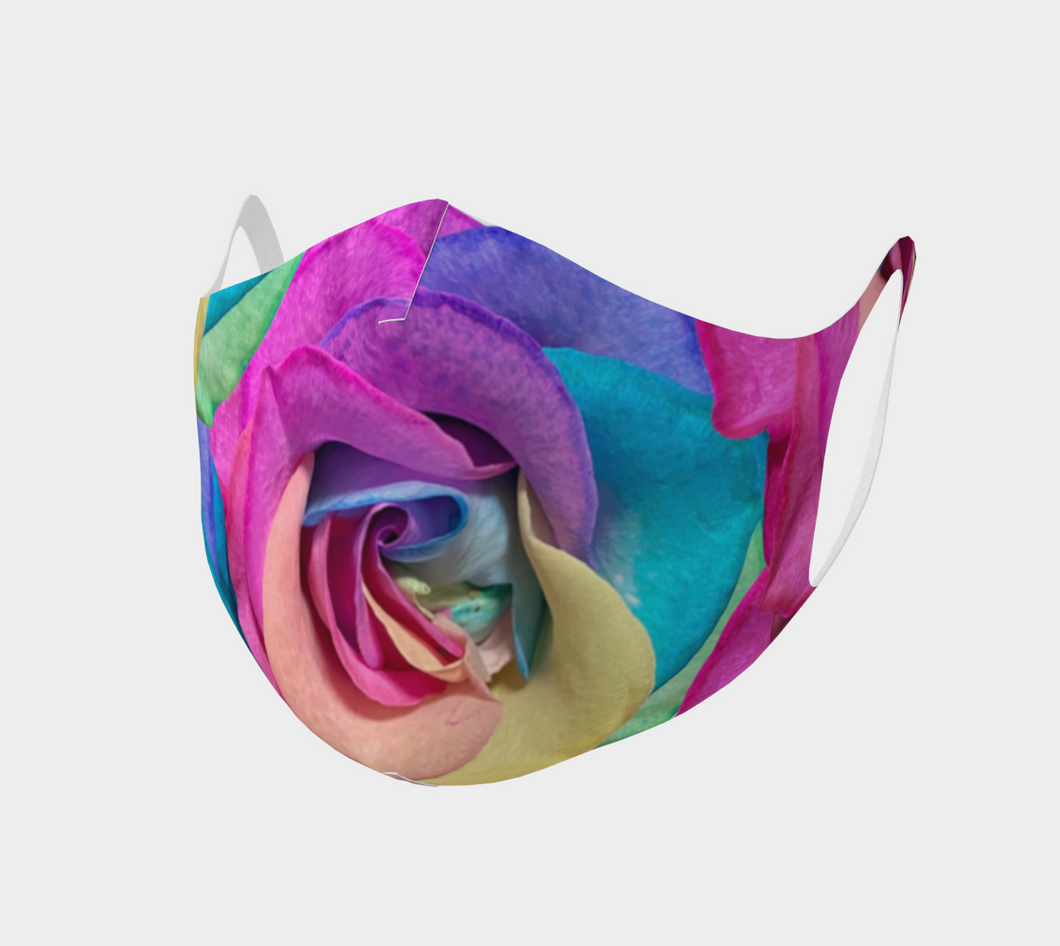 Rainbow Rose Mask