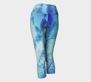 Blue Spring Yoga Capris