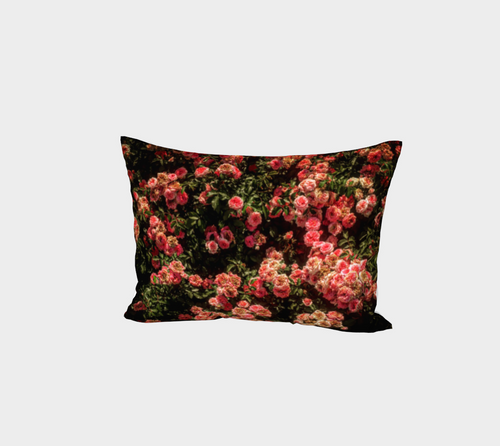 Rose Garden Bed Pillow Sham