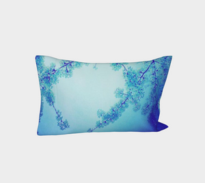 Blue Spring Bed Pillow Sleeve