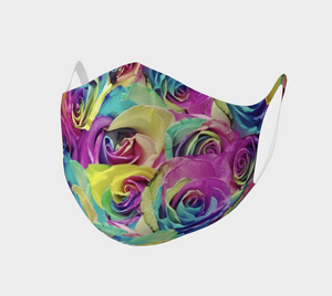 Rainbow Roses Mask