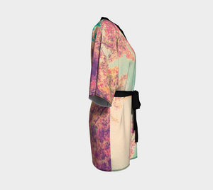 Pink Spring Kimono Robe
