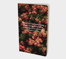 Rose Garden + Paulo Coelho Quote Journal