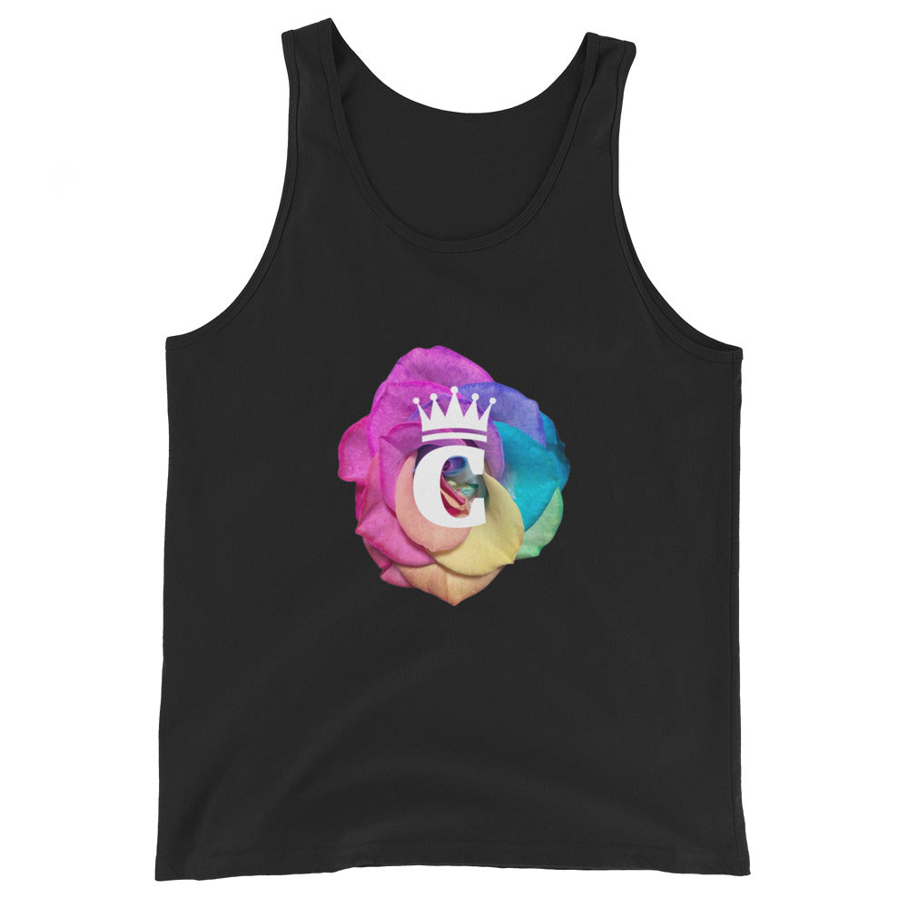 Calvinography + Rainbow Rose Tank Top