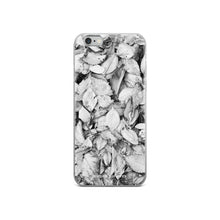 "Black & White Leaves" iPhone Case