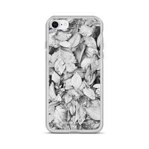 "Black & White Leaves" iPhone Case