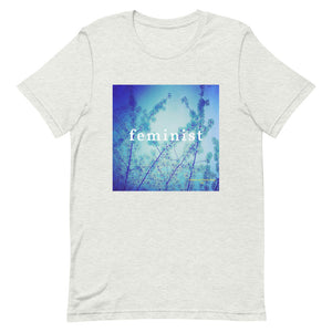 Blue Spring + Feminist T-Shirt