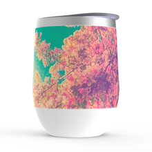 Pink Spring Wine Tumbler