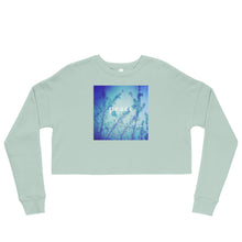 Blue Spring + Peace Crop Sweatshirt