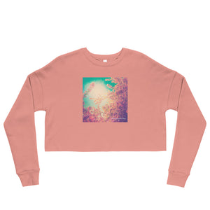 Pink Spring Crop Sweatshirt
