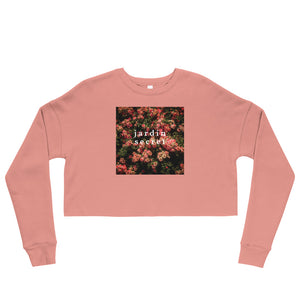 Rose Garden + Jardin Secret Crop Sweatshirt
