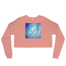 Blue Spring Crop Sweatshirt